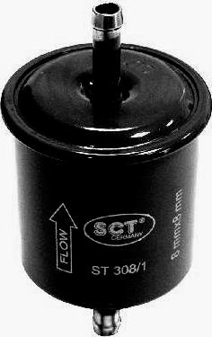 SCT-MANNOL ST 308/1 - Топливный фильтр autodnr.net