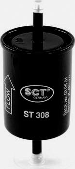 SCT-MANNOL ST 308 - Топливный фильтр GREAT WALL HOVER H5 2.4 10--CHERY TIGGO 1.6-2.4 05--10--OPEL-VW autodnr.net