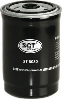 SCT-MANNOL ST 6030 - Фильтр топливный HYUNDAI Santa Fe II 2.2 CRDi 06- ST 6030 SCT autocars.com.ua