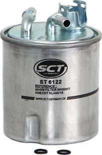 SCT-MANNOL ST 6122 - Топливный фильтр autodnr.net
