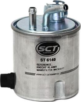 SCT-MANNOL ST 6140 - Топливный фильтр avtokuzovplus.com.ua