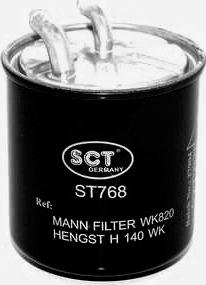 SCT-MANNOL ST 768 - Фильтр топливный MERCEDES-BENZ C-Klasse W204-C204-S204 07- ST 768 SCT autocars.com.ua