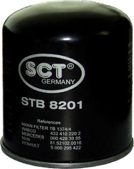 SCT-MANNOL STB 8201 - Патрон осушителя воздуха, пневматическая система autodnr.net
