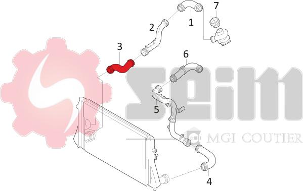 Seim 981028 - Трубка нагнітається повітря autocars.com.ua