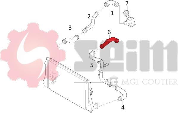 Seim 981032 - Трубка нагнітається повітря autocars.com.ua