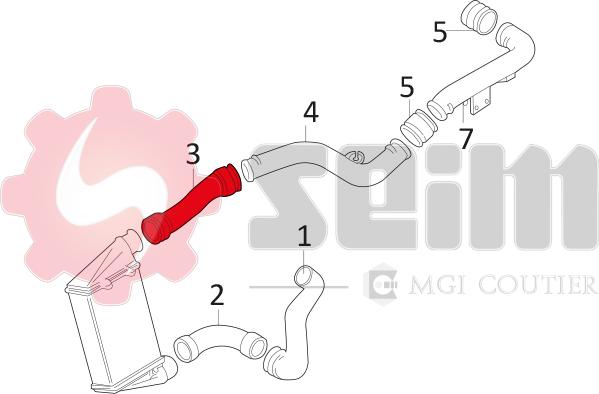 Seim 981058 - Трубка нагнітається повітря autocars.com.ua