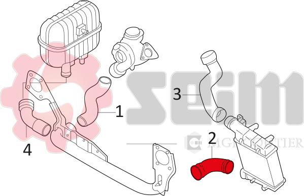 Seim 981067 - Трубка нагнітається повітря autocars.com.ua