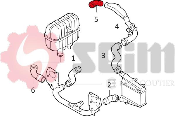 Seim 981071 - Трубка нагнітається повітря autocars.com.ua