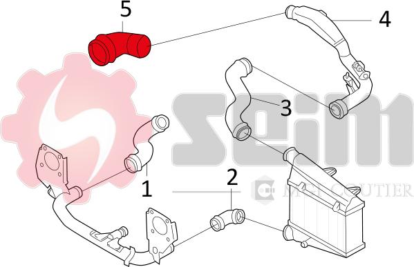 Seim 981071 - Трубка нагнітається повітря autocars.com.ua