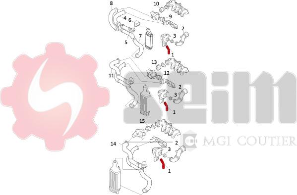 Seim 981119 - Трубка нагнітається повітря autocars.com.ua