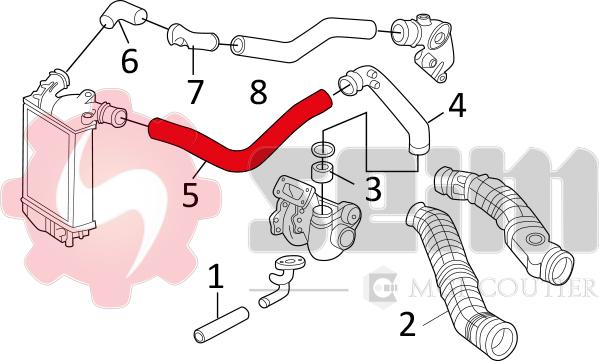 Seim 981157 - Трубка нагнітається повітря autocars.com.ua