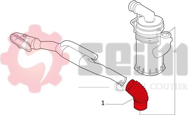 Seim 981188 - Трубка нагнітається повітря autocars.com.ua