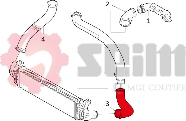 Seim 981236 - Трубка нагнітається повітря autocars.com.ua