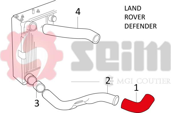 Seim 981332 - Трубка нагнітається повітря autocars.com.ua