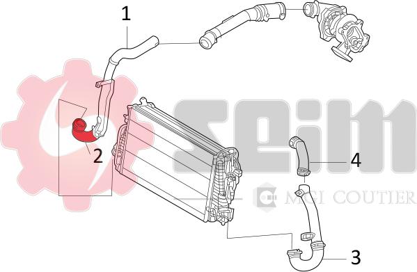 Seim 981499 - Трубка нагнітається повітря autocars.com.ua