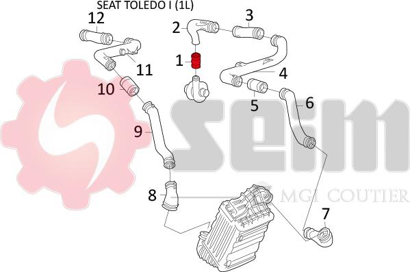 Seim 981583 - Трубка нагнітається повітря autocars.com.ua