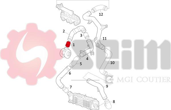 Seim 981583 - Трубка нагнітається повітря autocars.com.ua