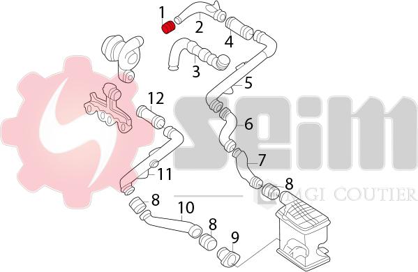 Seim 981583 - Трубка нагнітається повітря autocars.com.ua