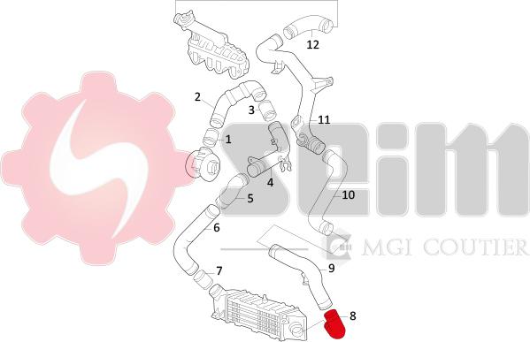 Seim 981597 - Трубка нагнітається повітря autocars.com.ua