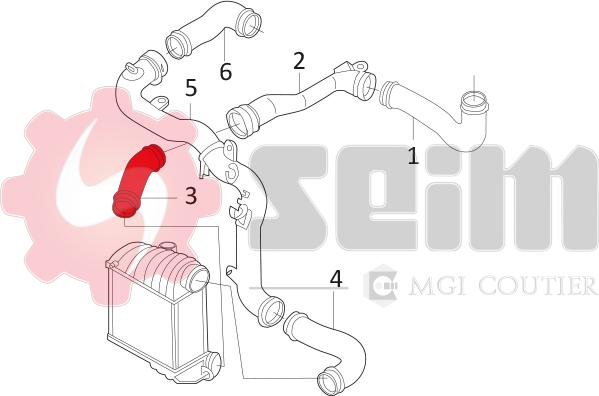 Seim 981607 - Трубка нагнітається повітря autocars.com.ua