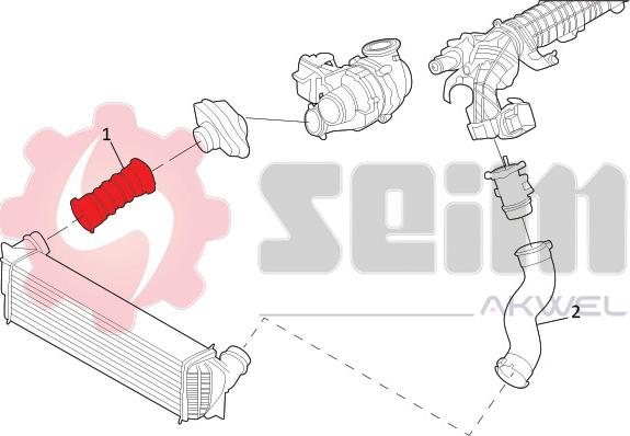 Seim 981738 - Трубка нагнітається повітря autocars.com.ua