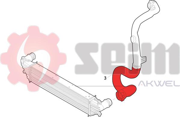 Seim 981757 - Трубка нагнітається повітря autocars.com.ua
