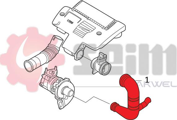 Seim 981776 - Трубка нагнітається повітря autocars.com.ua