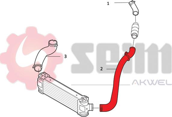 Seim 981806 - Трубка нагнітається повітря autocars.com.ua