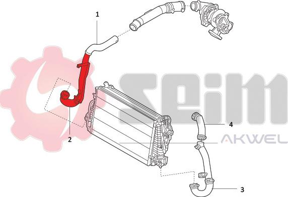 Seim 981891 - Трубка нагнітається повітря autocars.com.ua