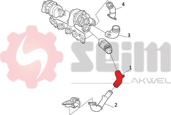 Seim 981928 - Трубка нагнітається повітря autocars.com.ua