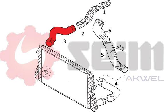 Seim 981937 - Трубка нагнітається повітря autocars.com.ua