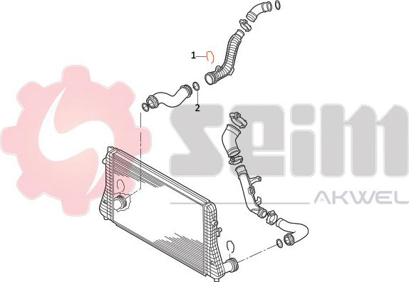 Seim 981960 - Трубка нагнітається повітря autocars.com.ua