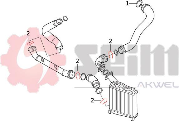 Seim 981960 - Трубка нагнітається повітря autocars.com.ua