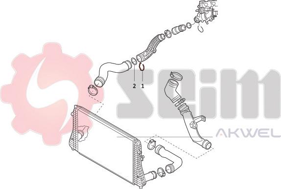 Seim 982053 - Трубка нагнітається повітря autocars.com.ua