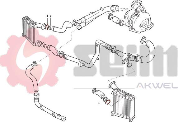 Seim 982053 - Трубка нагнітається повітря autocars.com.ua