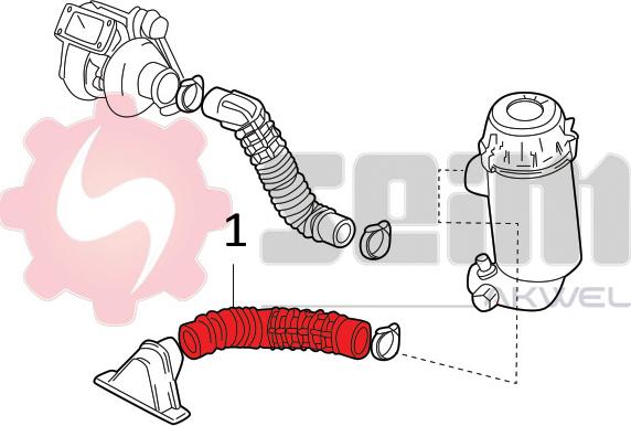 Seim 982074 - Трубка нагнітається повітря autocars.com.ua