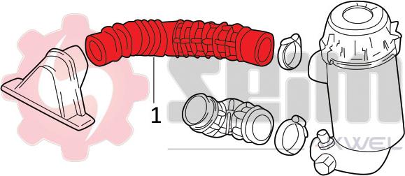 Seim 982074 - Трубка нагнітається повітря autocars.com.ua