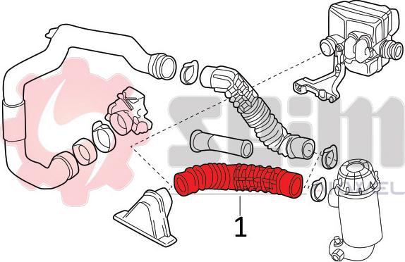 Seim 982074 - Трубка нагнітається повітря autocars.com.ua