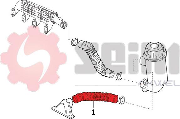 Seim 982074 - Трубка нагнітається повітря autocars.com.ua