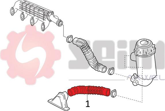 Seim 982075 - Трубка нагнітається повітря autocars.com.ua