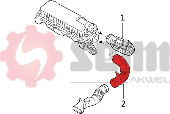Seim 982078 - Трубка нагнітається повітря autocars.com.ua