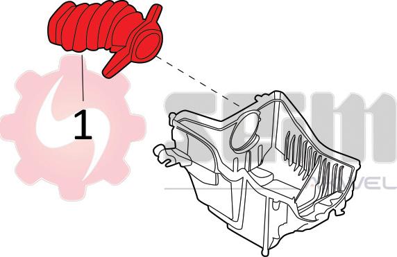 Seim 982100 - Трубка нагнітається повітря autocars.com.ua