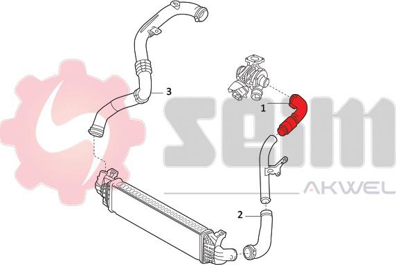 Seim 982102 - Трубка нагнітається повітря autocars.com.ua