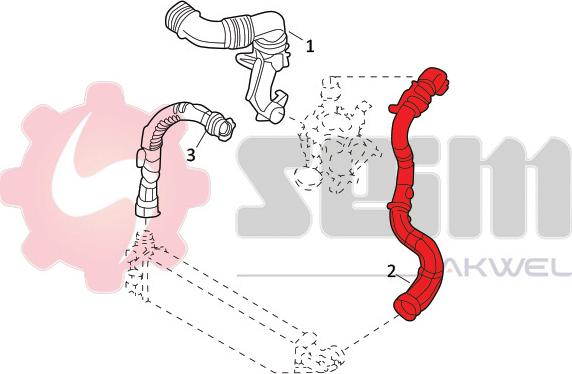 Seim 982121 - Трубка нагнітається повітря autocars.com.ua