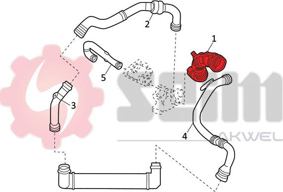 Seim 982128 - Трубка нагнітається повітря autocars.com.ua