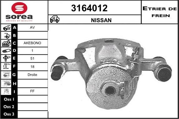 Sera 3164012 - Тормозной суппорт autodnr.net