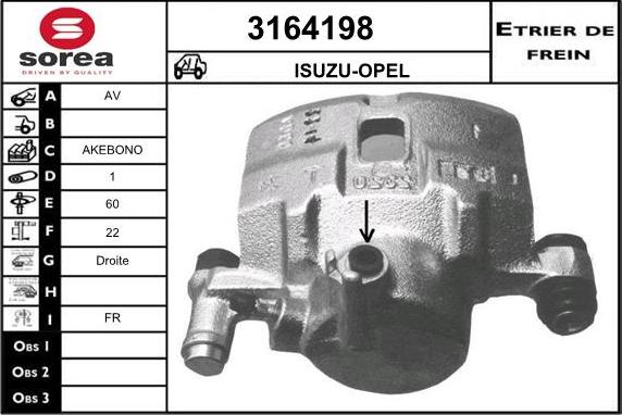 Sera 3164198 - Тормозной суппорт autodnr.net