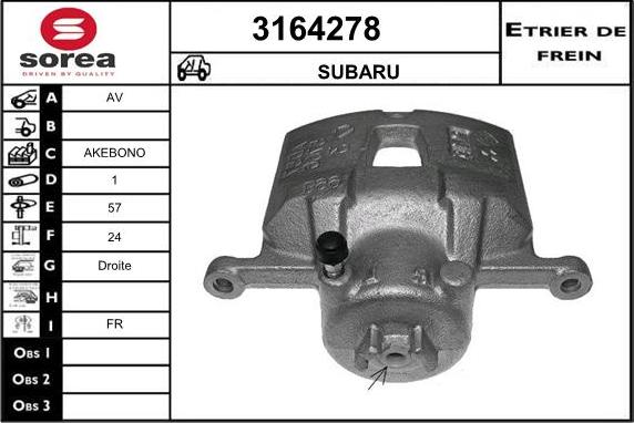 Sera 3164278 - Тормозной суппорт autodnr.net