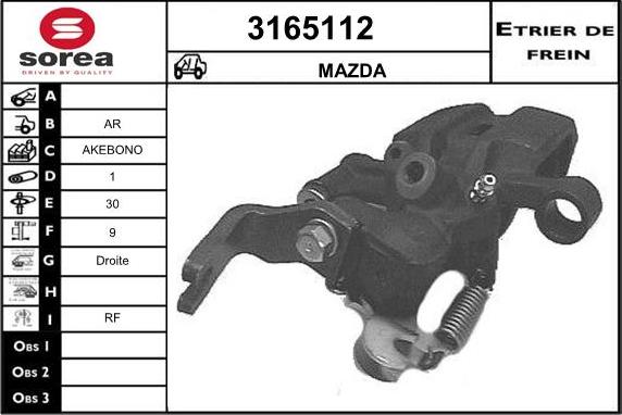 Sera 3165112 - Тормозной суппорт autodnr.net