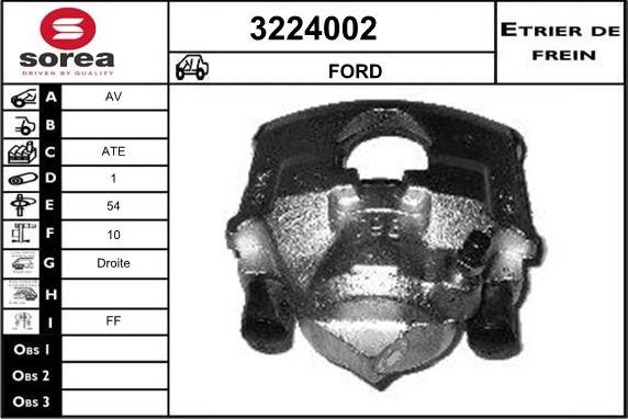 Sera 3224002 - Тормозной суппорт autodnr.net